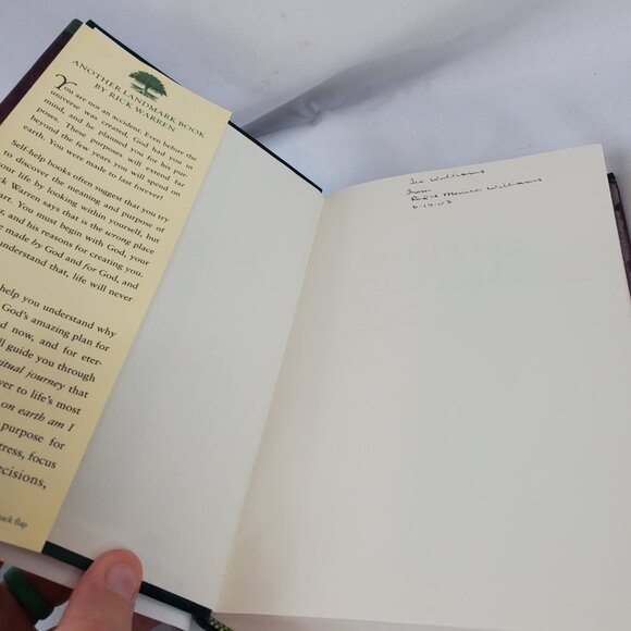 The Purpose Driven Life By Rick Warren What On Earth Am I Hear For? Hardback - Picture 7 of 10